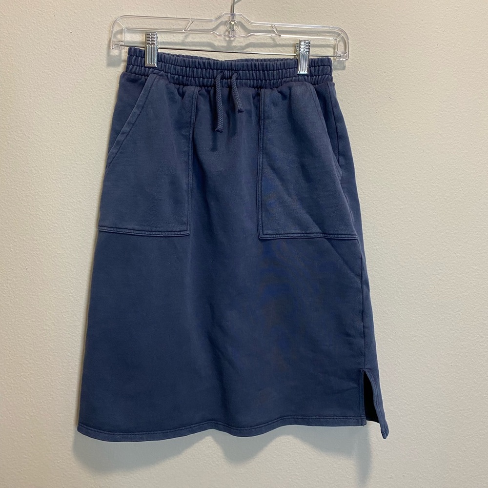 Zara French terry skirt
